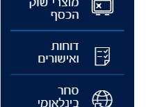 כניסה לדוחות ואישורים